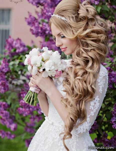مدل مو و آرایش جدید عروس